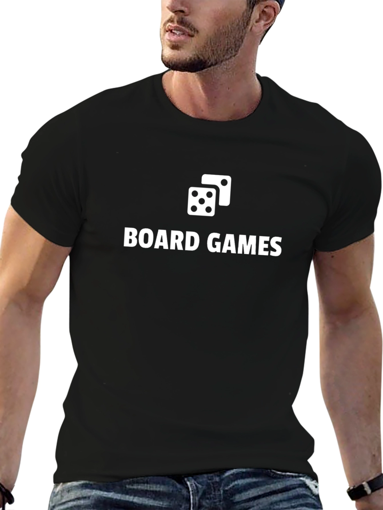 Black Board Games T-Shirt - Gamer Tee view 6