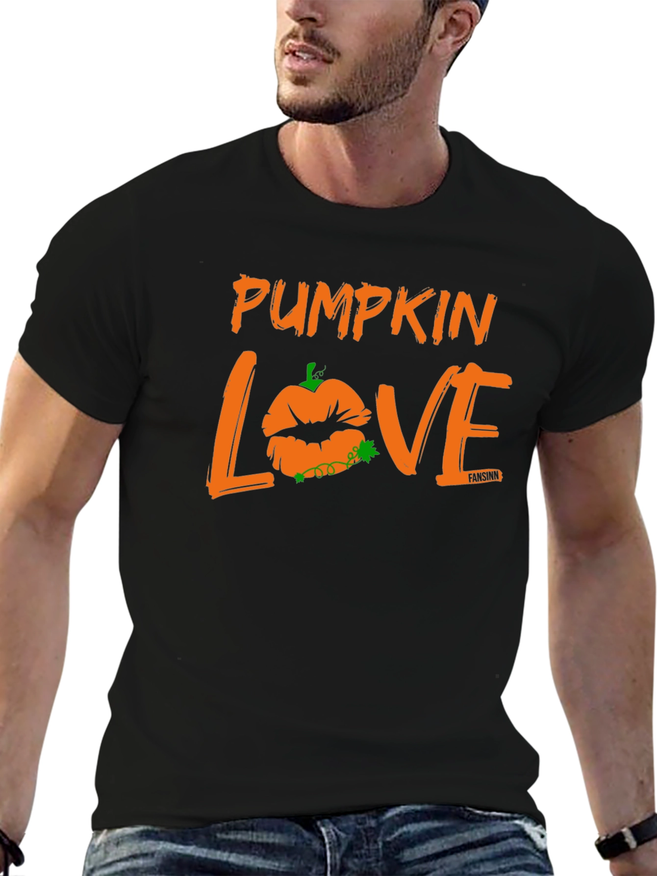 Black Pumpkin Love Graphic Tee view 6