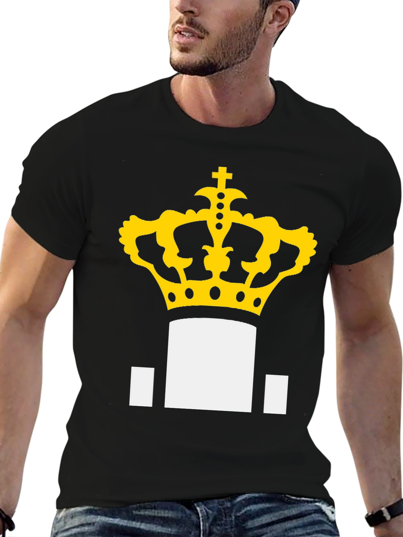 Black Crown Graphic Tee - Royal Style view 6
