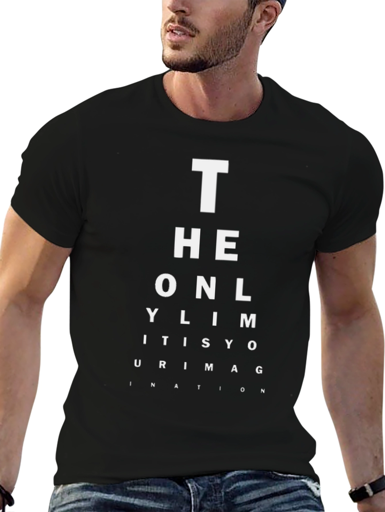 Black Eye Chart T-Shirt - The Only Limit Is Your Imagination view 6