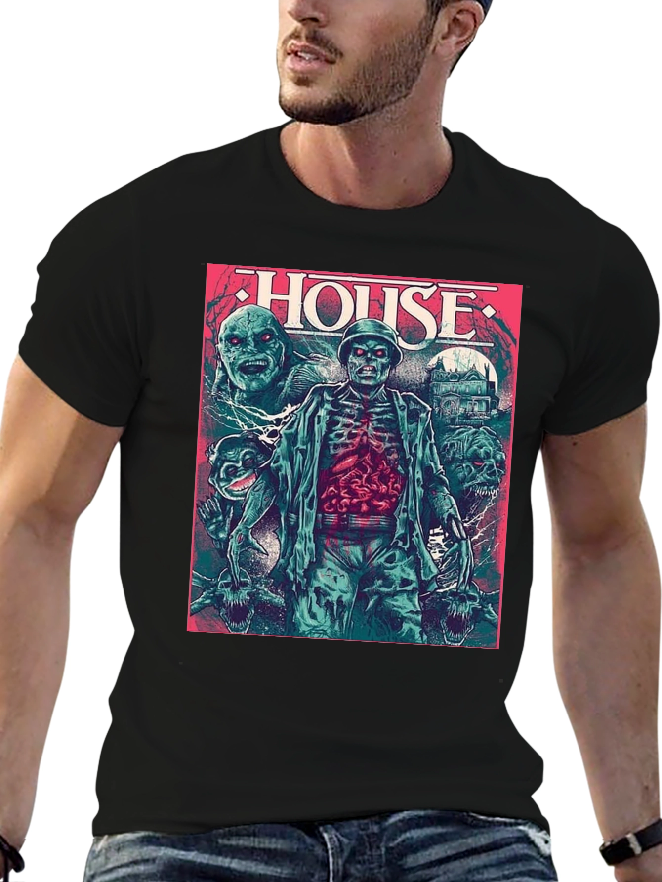 Black House Horror Movie T-Shirt - Classic Cult Film Tee view 6
