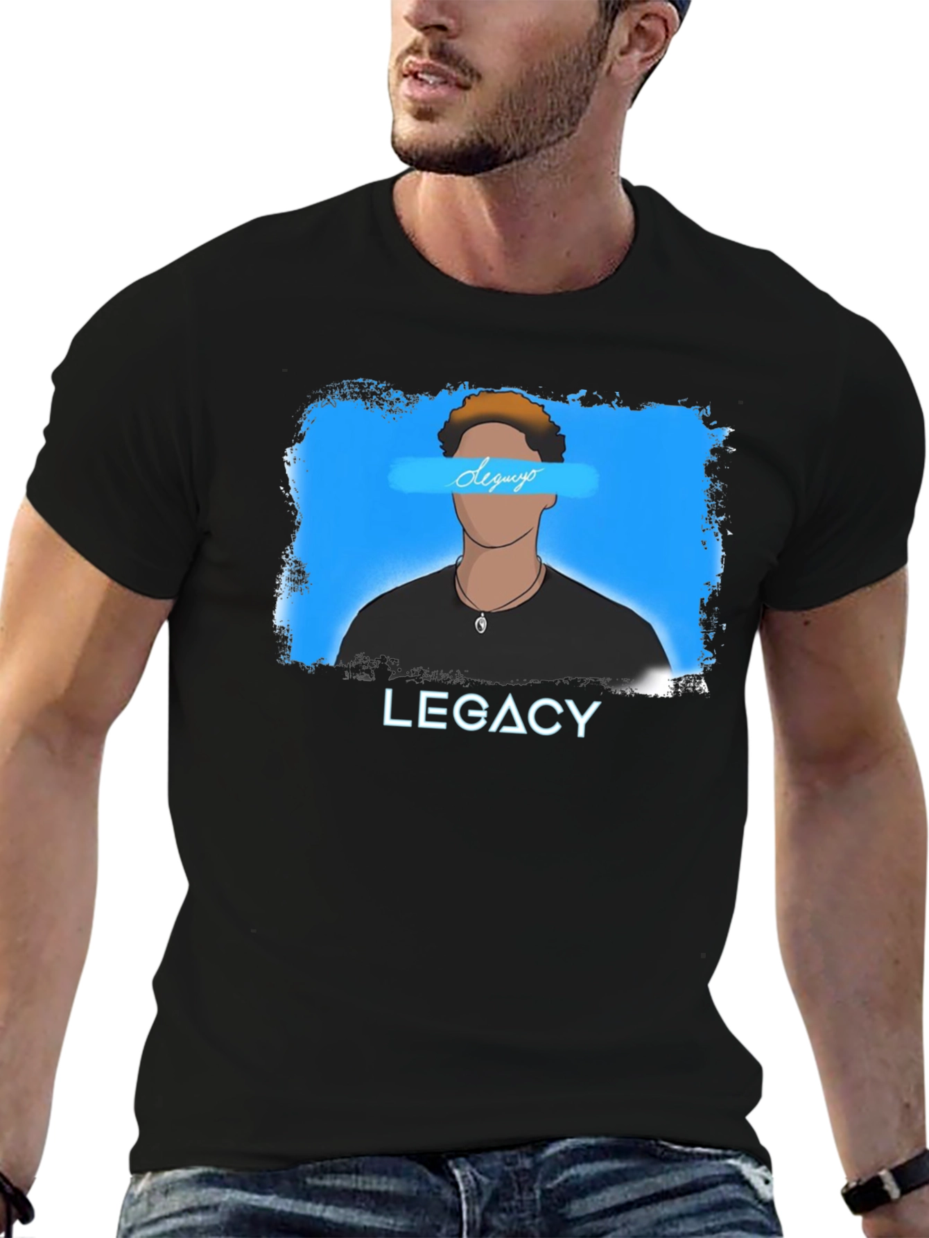 Black Legacy Graphic T-Shirt - Stylish Cotton Tee view 6