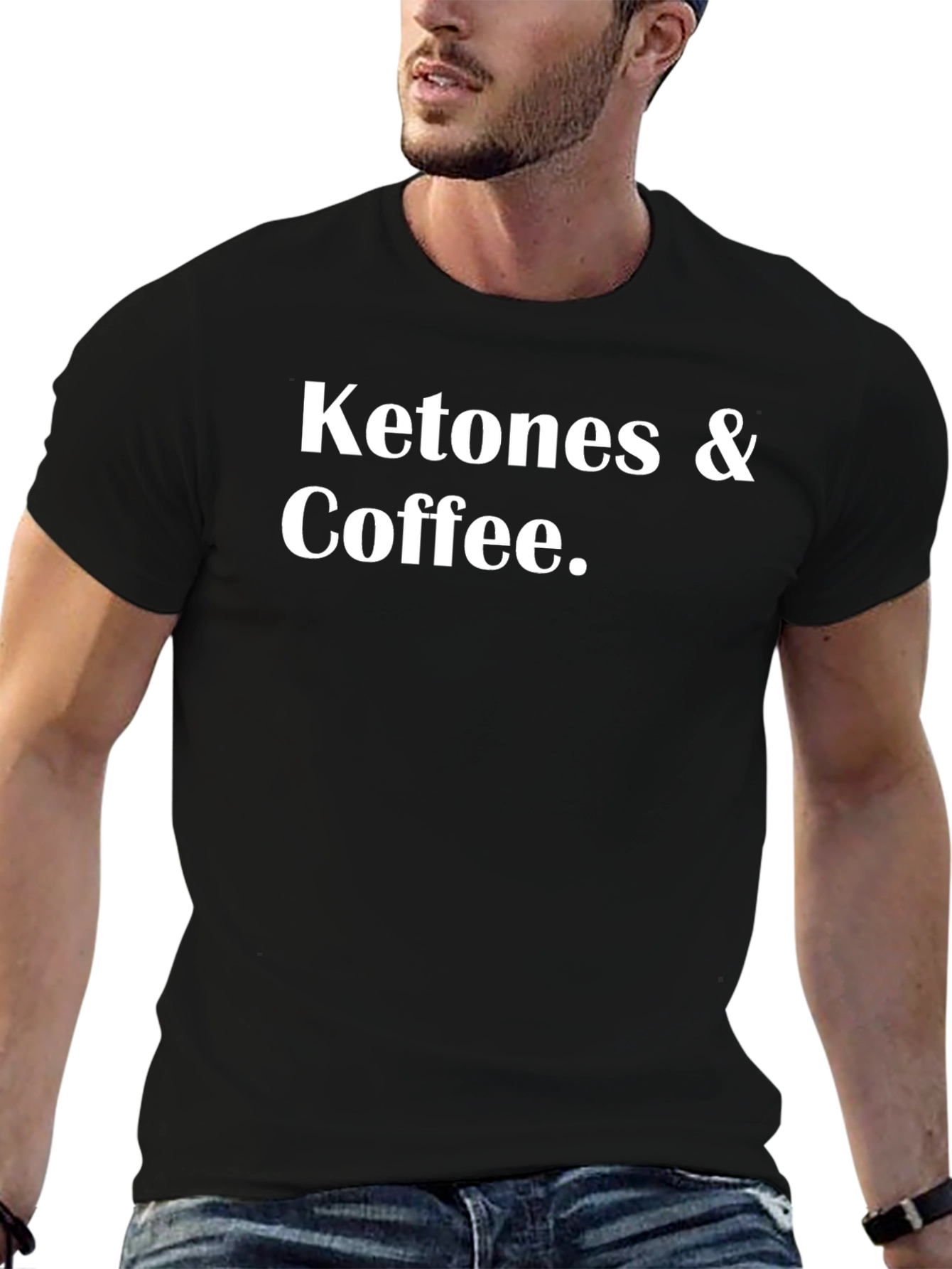Black Ketones & Coffee Graphic T-Shirt view 6