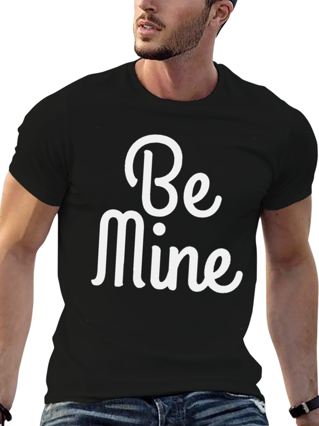 Black Be Mine T-Shirt: Valentine's Day Apparel view 6