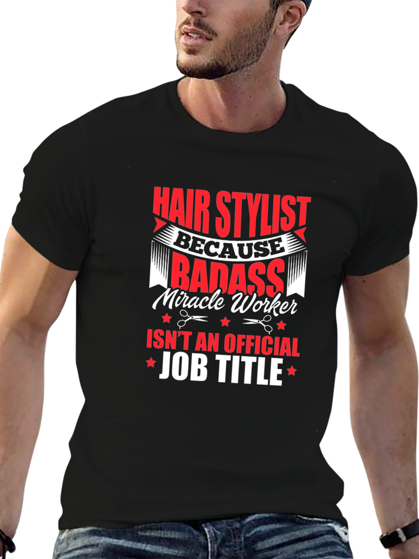 Hair Stylist Badass T-Shirt - 6