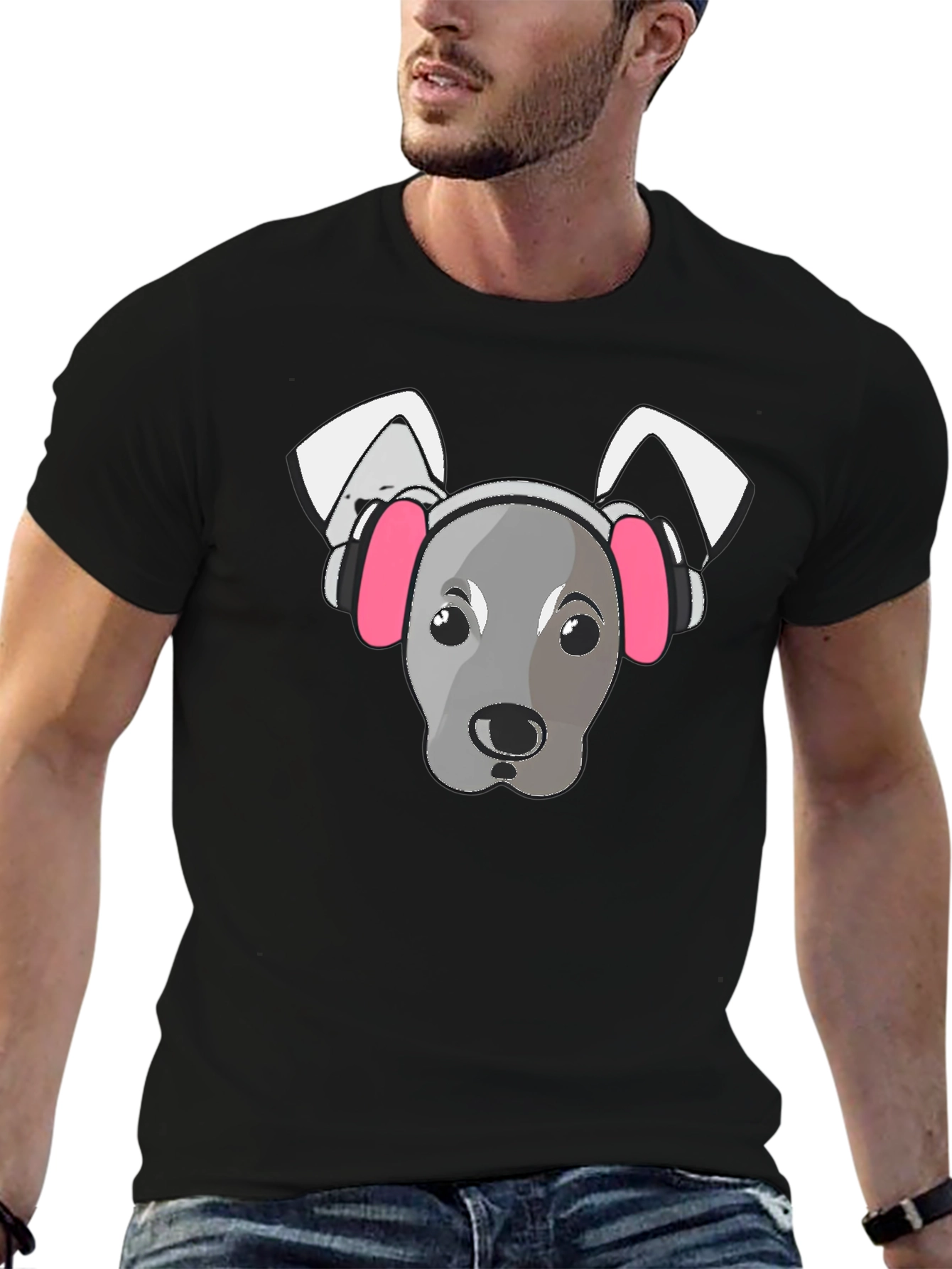 Black Dog DJ Black T-Shirt view 6