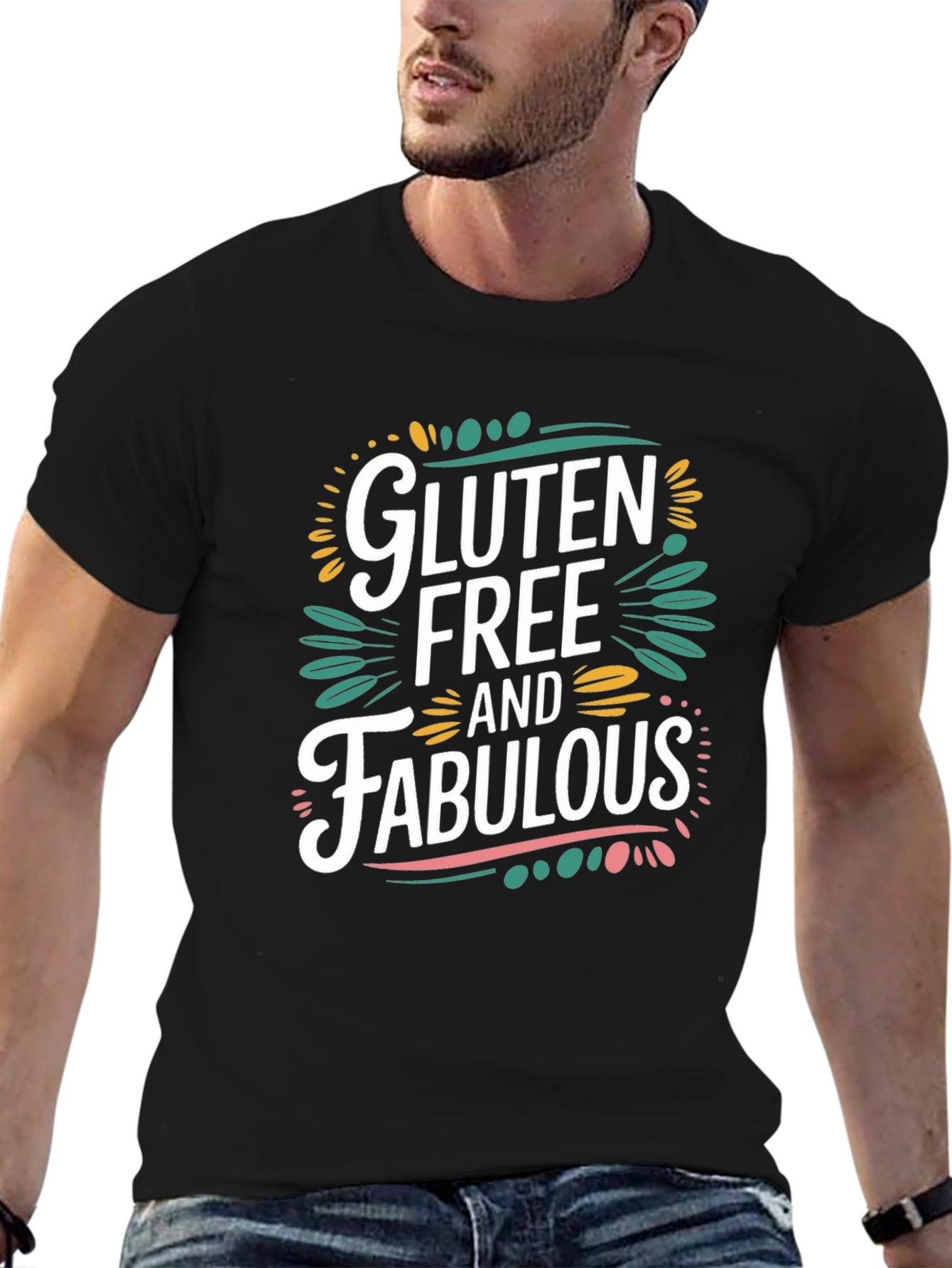 Gluten Free and Fabulous Black T-Shirt - 6