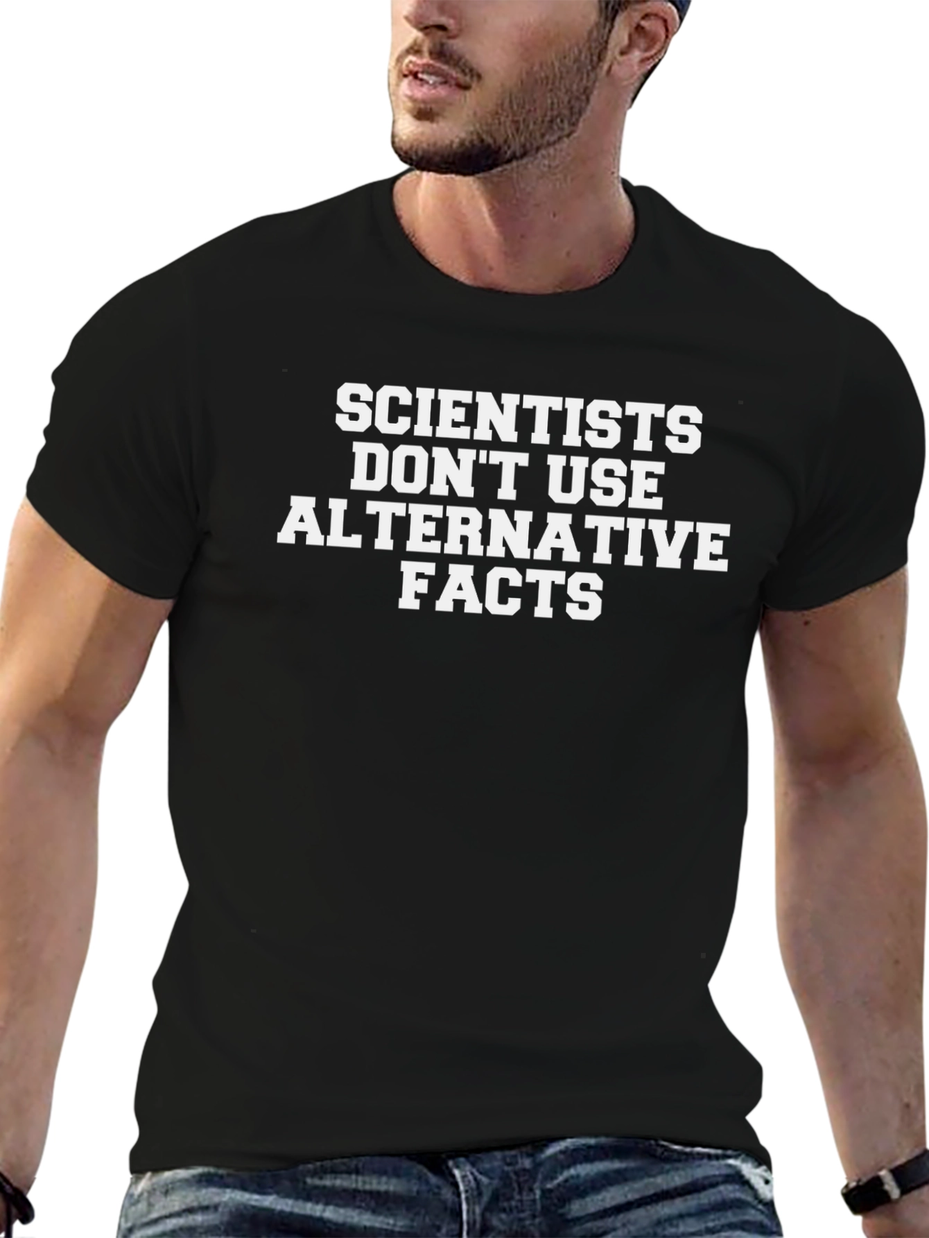 Black Scientists Alternative Facts T-Shirt view 6