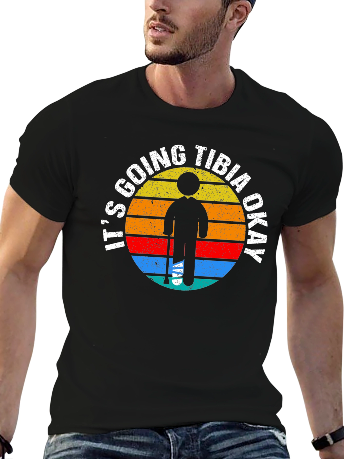 Black It's Going Tibia Okay T-Shirt  view 6