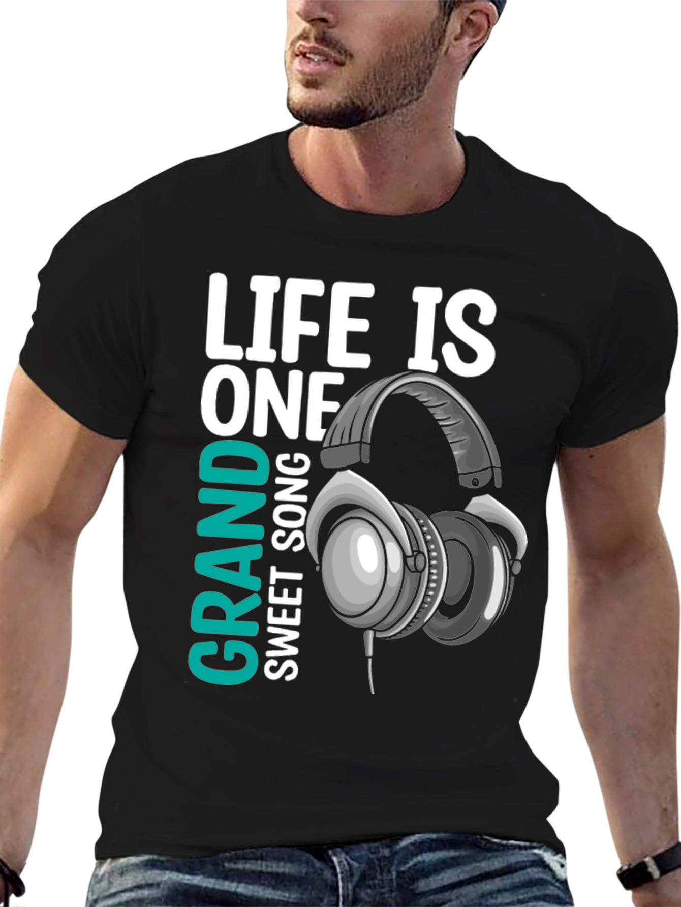 Black Life Is One Grand Sweet Song T-Shirt view 6