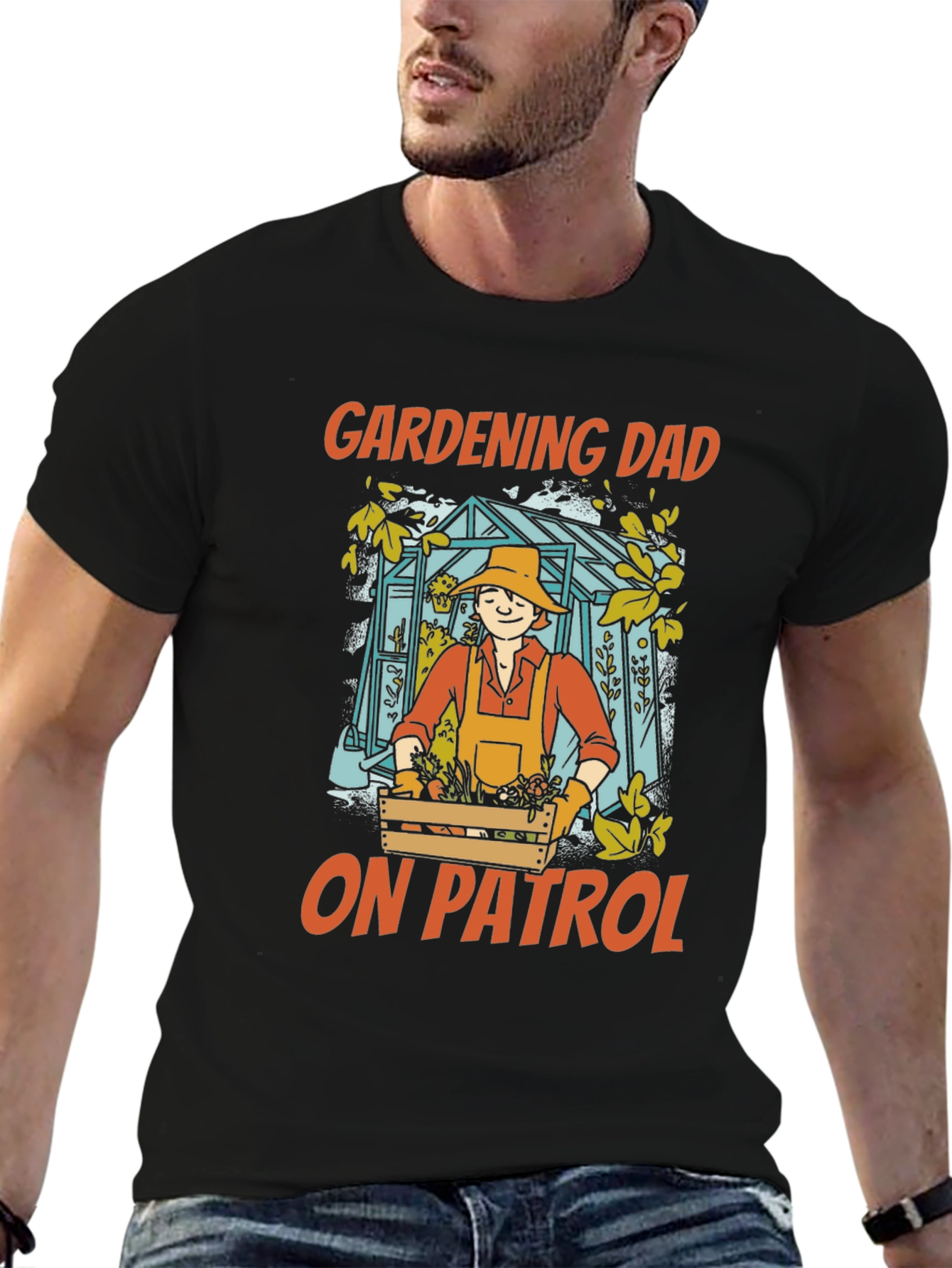 Gardening Dad on Patrol T-Shirt - Gardener Gift - 6