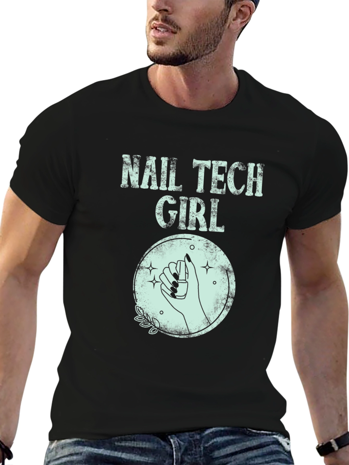 Nail Tech Girl T-Shirt - Salon Fashion - 6