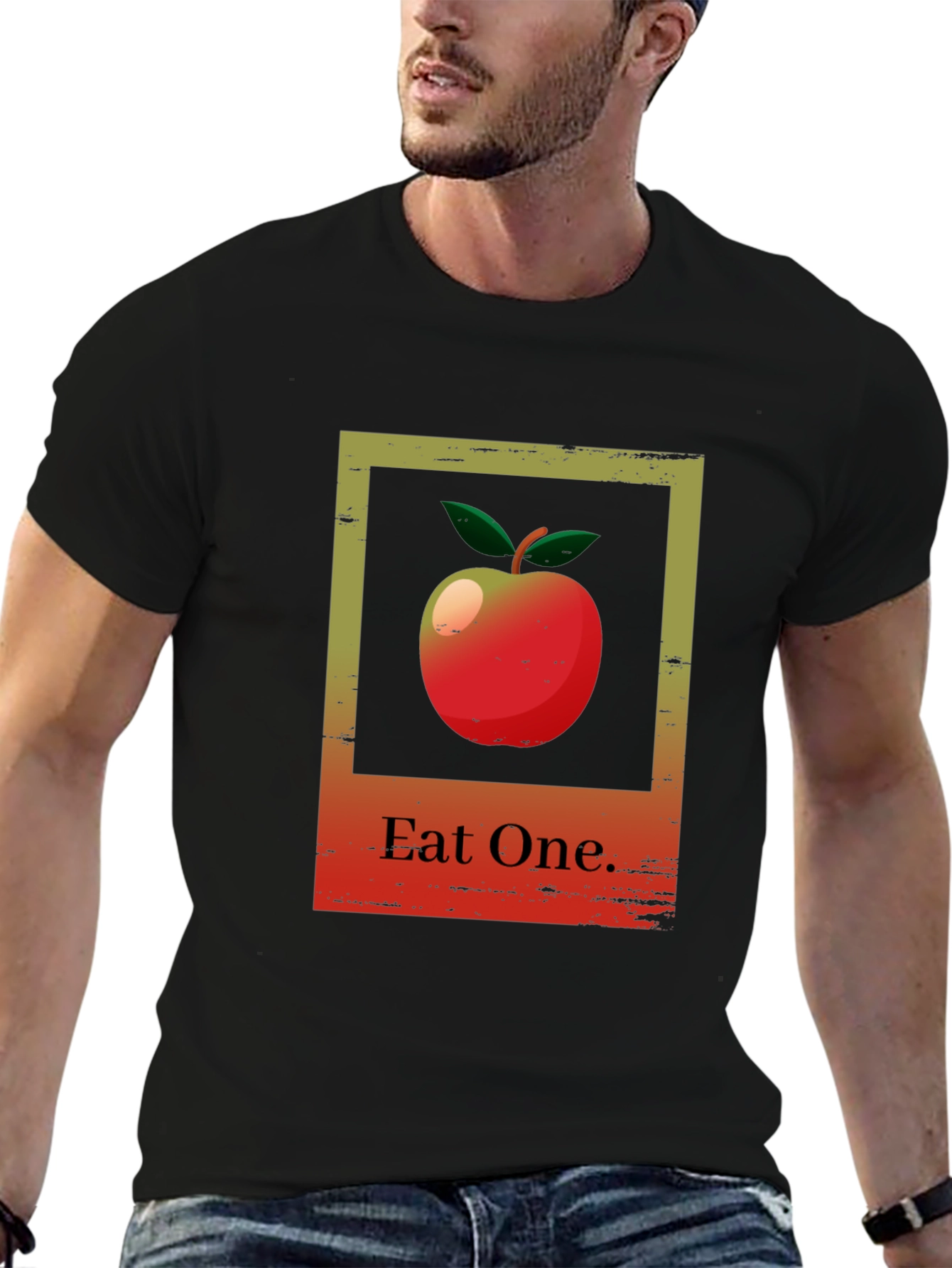 Eat One Apple Graphic T-Shirt - 6