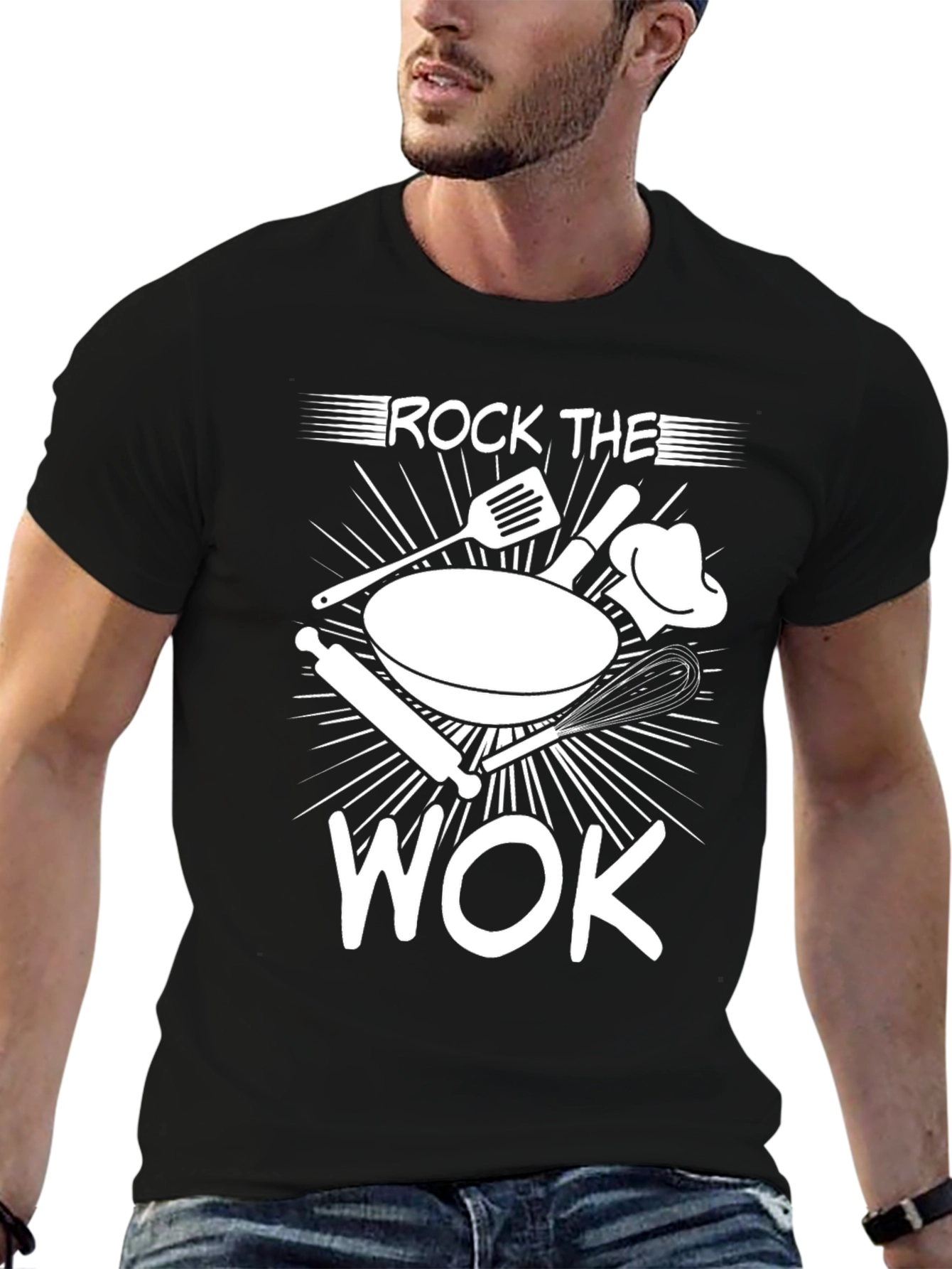 Black Rock The Wok Chef T-Shirt view 6