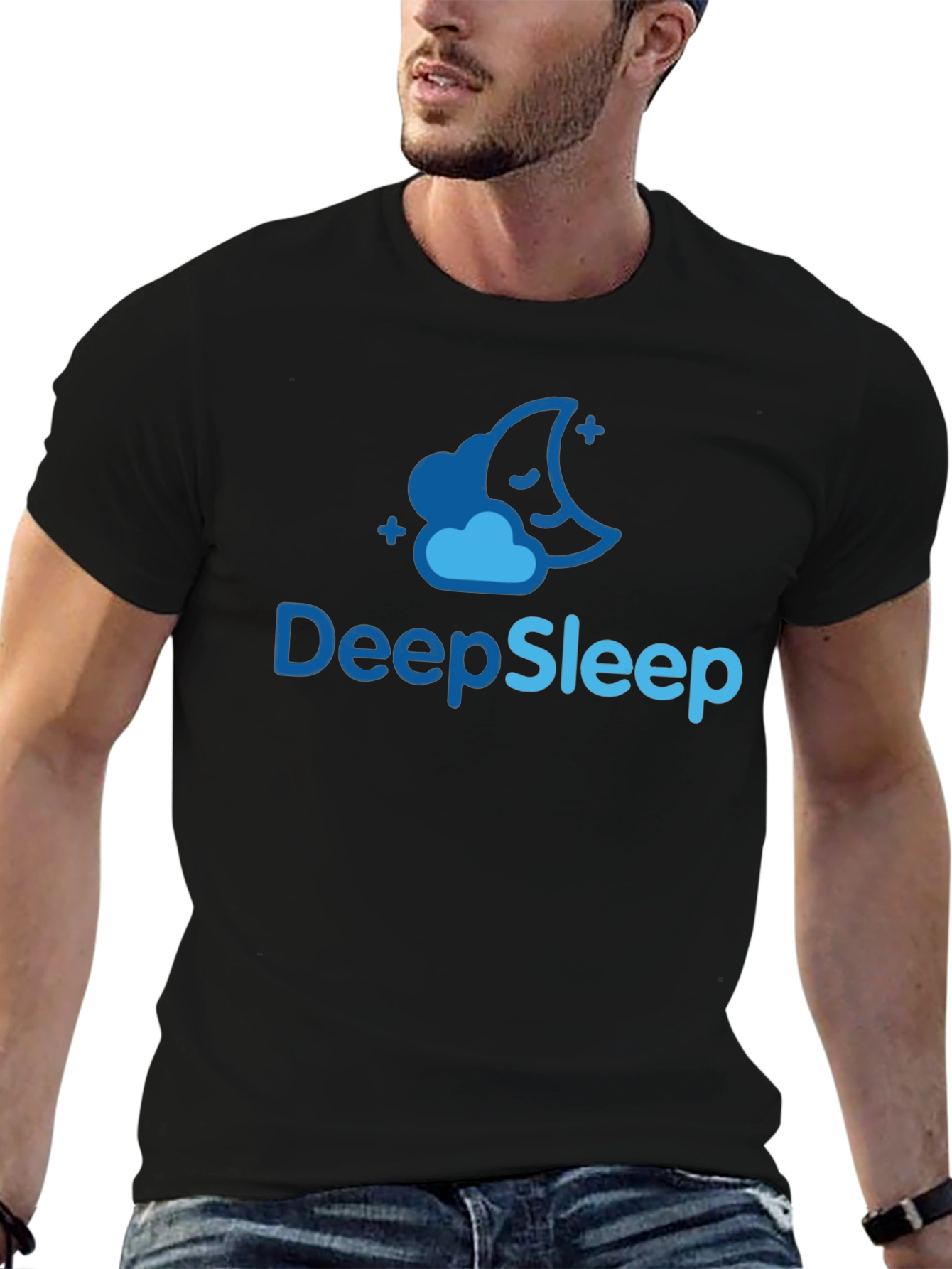 Black DeepSleep Comfort T-Shirt - Black view 6