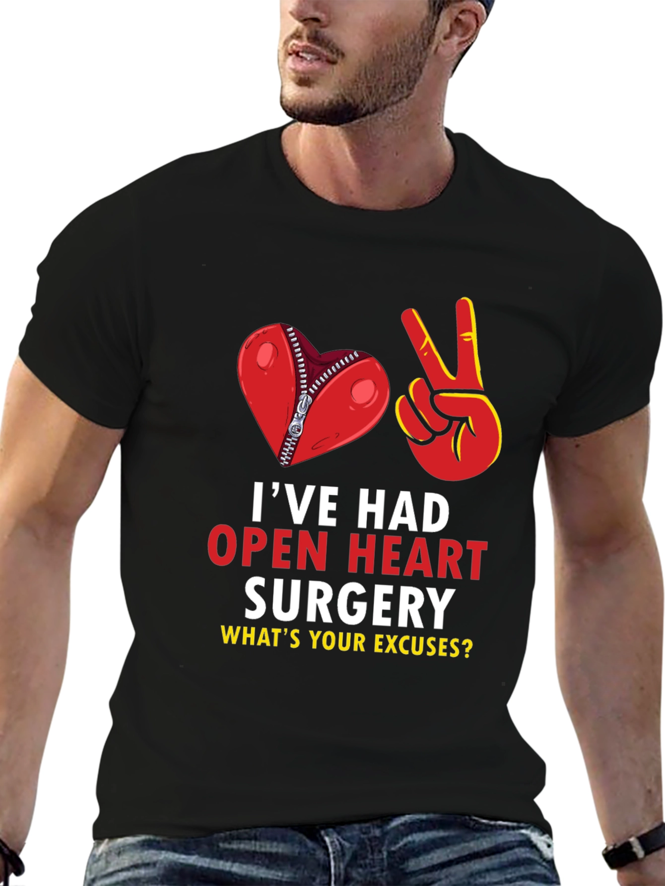 Open Heart Surgery T-Shirt: What's Your Excuse? - 6