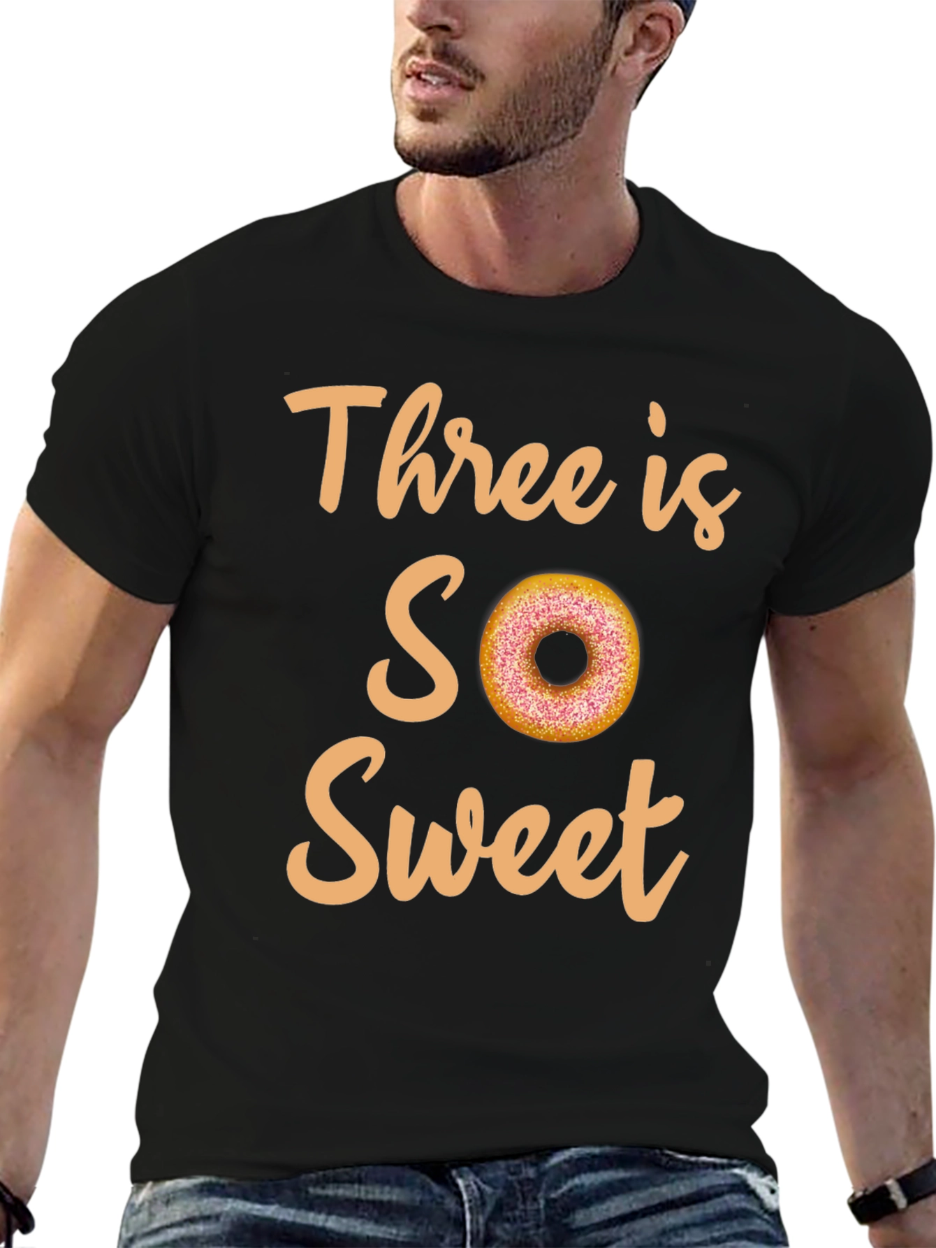 Three is So Sweet Donut T-Shirt - 6