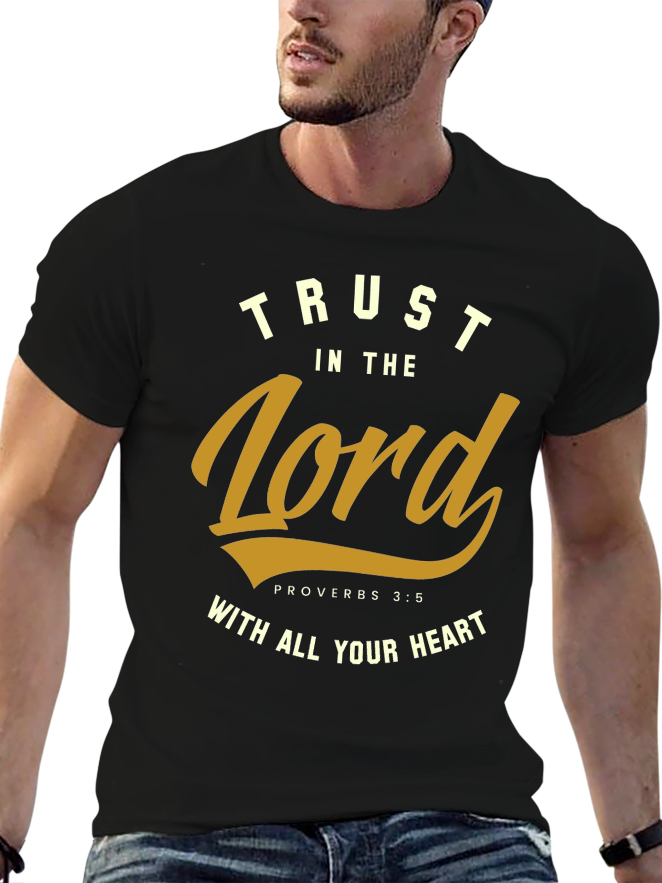 Black Trust in the Lord T-Shirt view 6