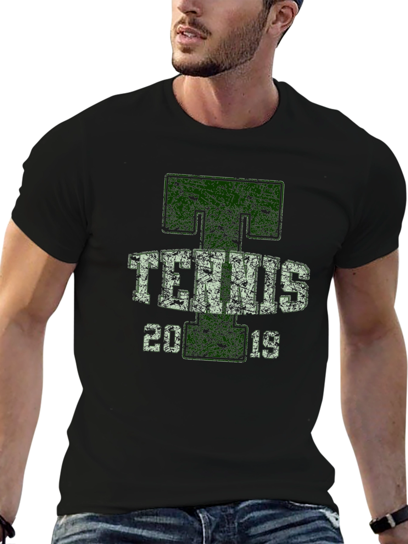 Black Tennis 2019 Graphic T-Shirt view 6