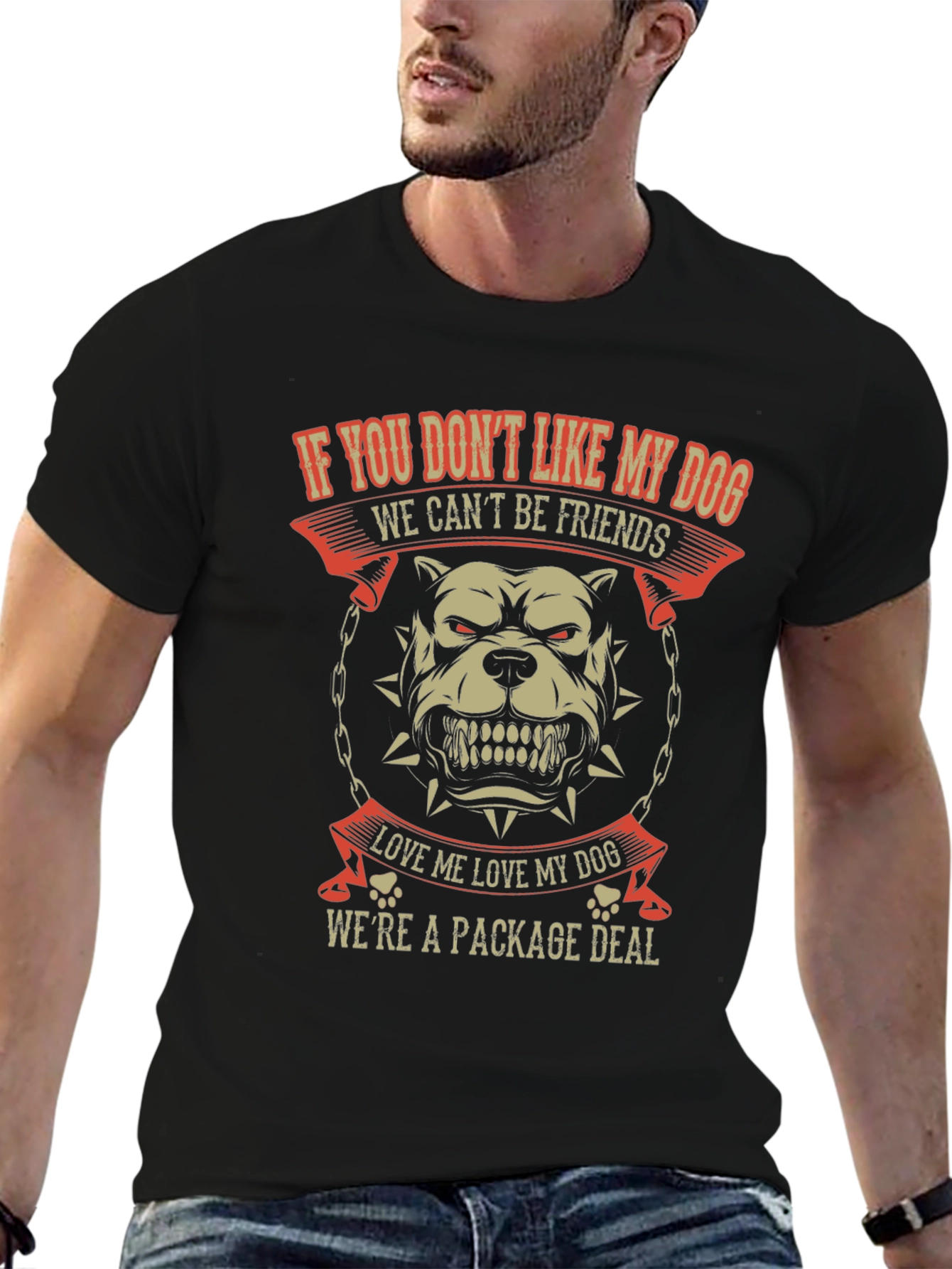 Black Dog Lover T-Shirt: If You Don't Like My Dog view 6