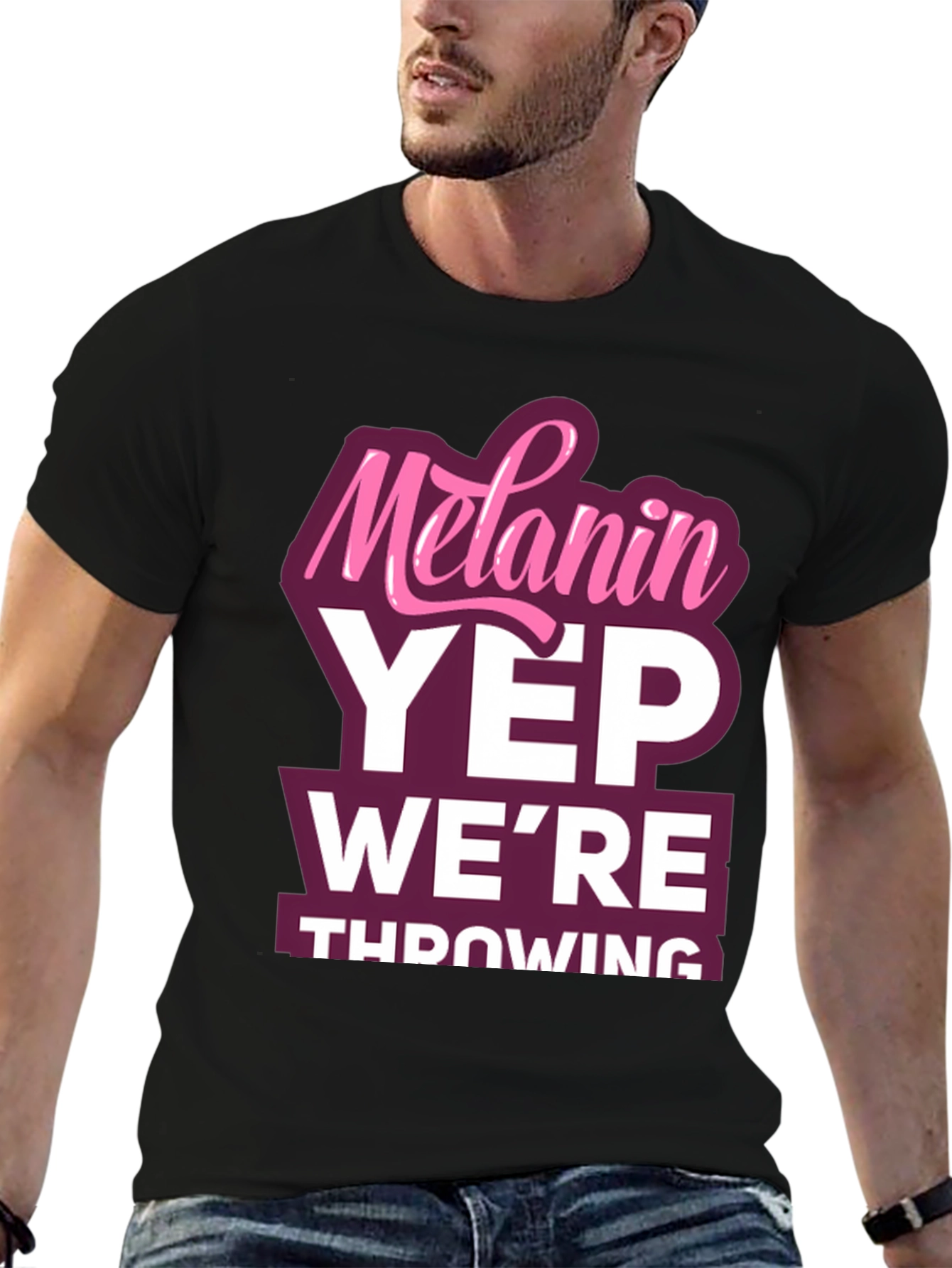 Black Melanin Yep Graphic Tee view 6