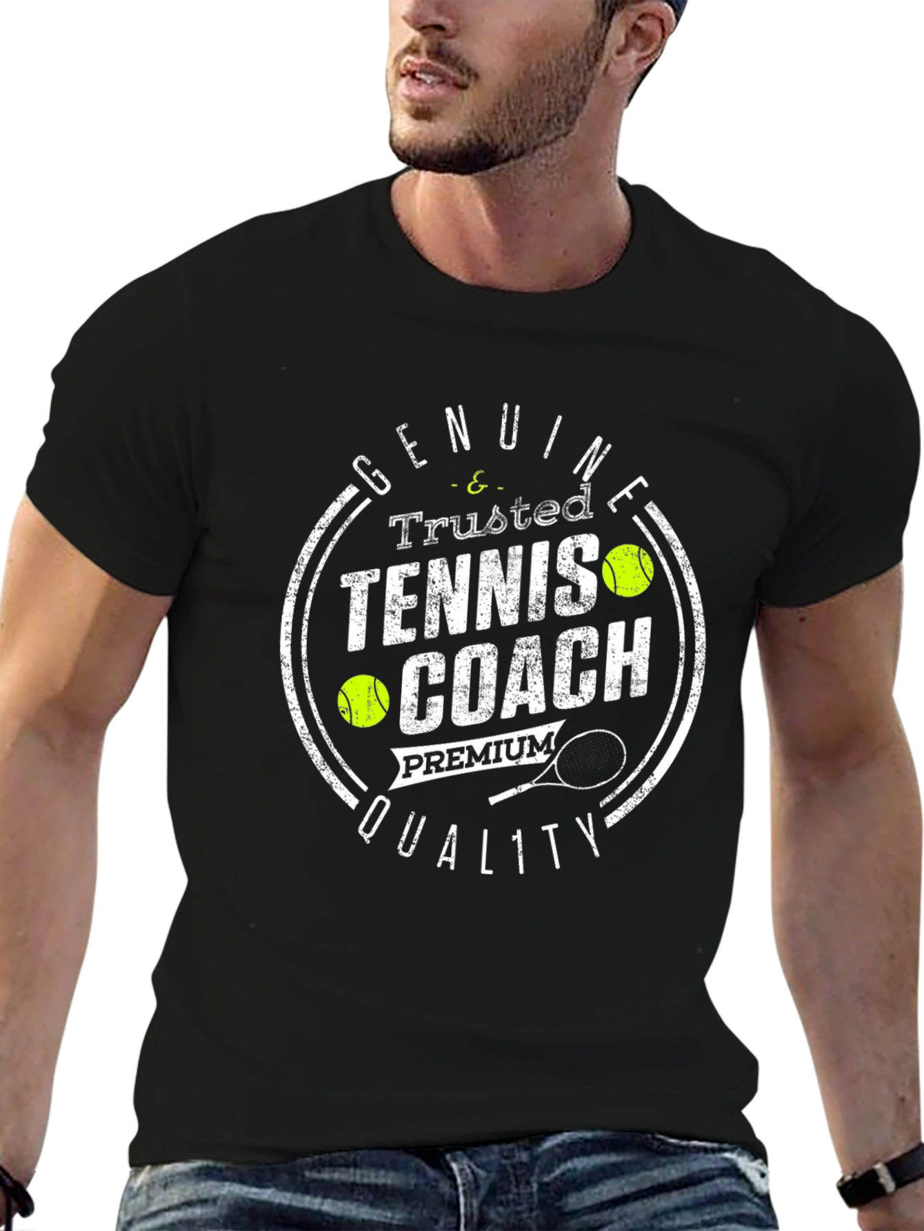 Genuine Trusted Tennis Coach Premium Quality T-Shirt - 6
