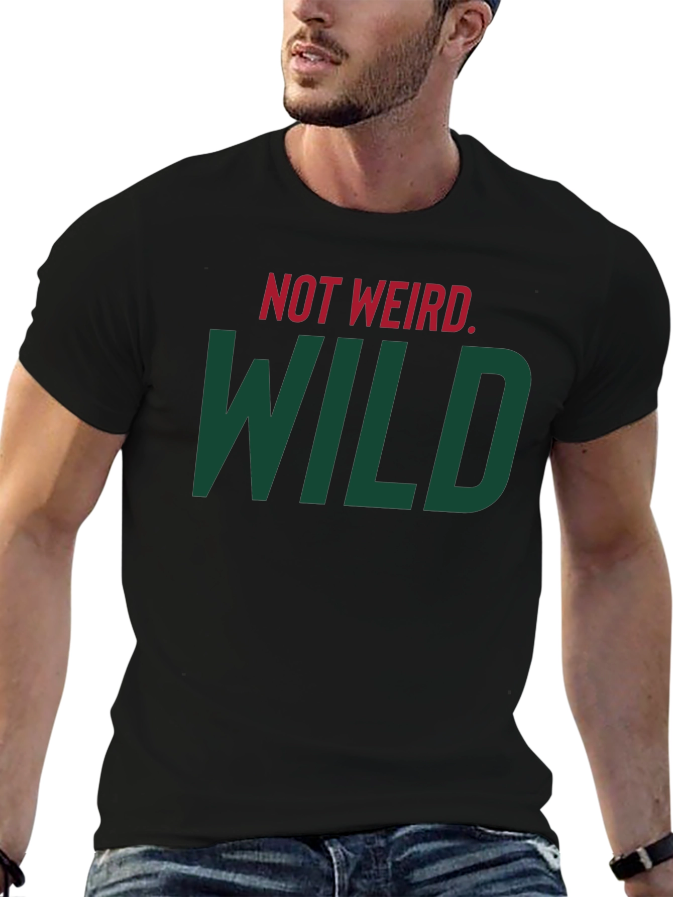 Black Not Weird, WILD T-Shirt - Bold Statement Tee view 6