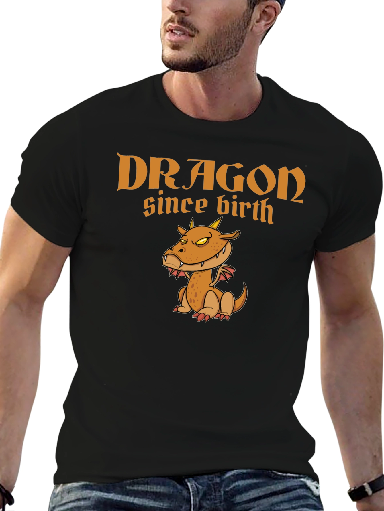 Black Dragon Since Birth Graphic T-Shirt view 6