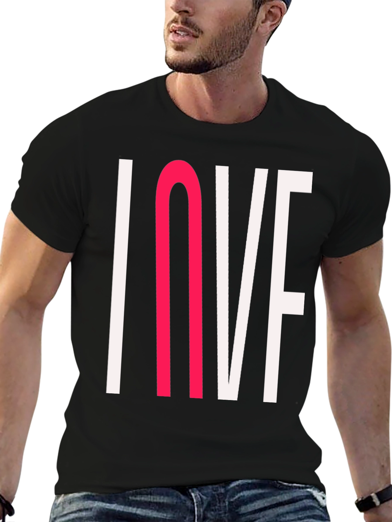 LOVE Graphic Tee - Bold & Stylish Black T-Shirt - 6
