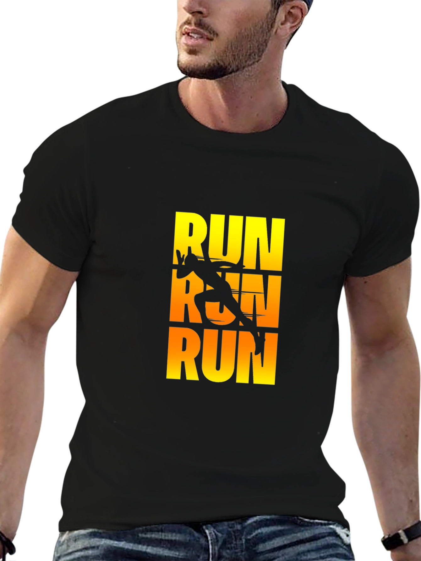Run Graphic Tee - Stylish Activewear Shirt - 6