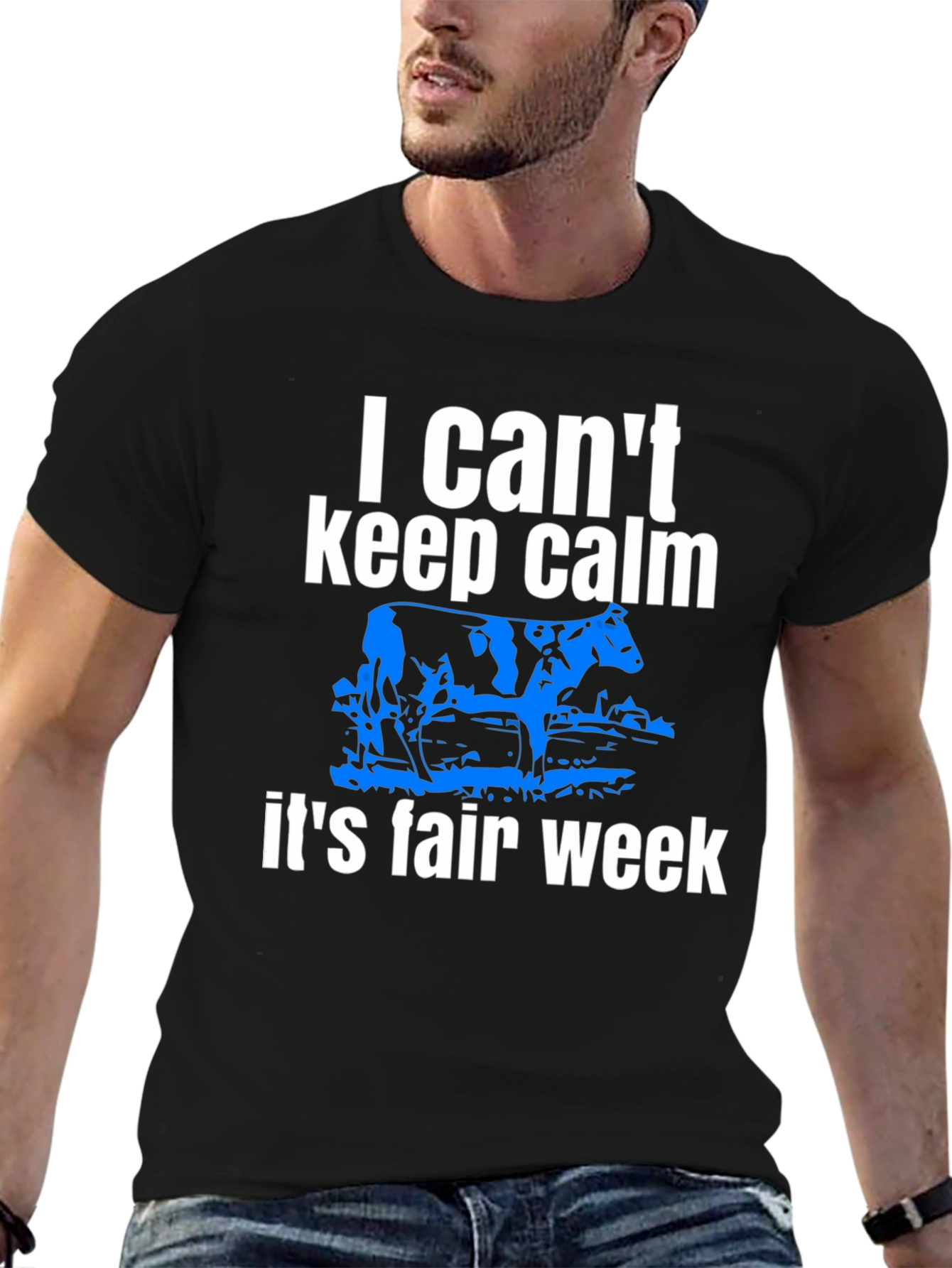 Black I Can't Keep Calm It's Fair Week T-Shirt view 6
