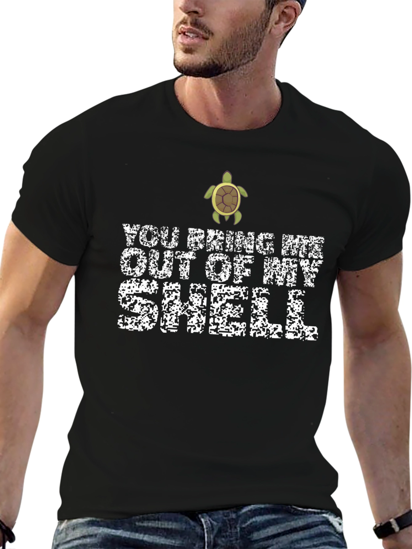 Black Bring Me Out Of My Shell T-Shirt view 6