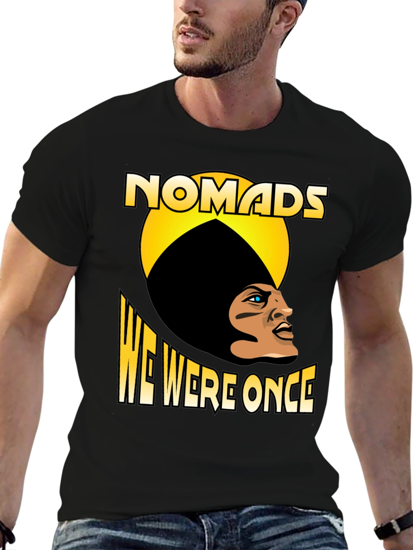 Black Nomads We Were Once Graphic T-Shirt view 6