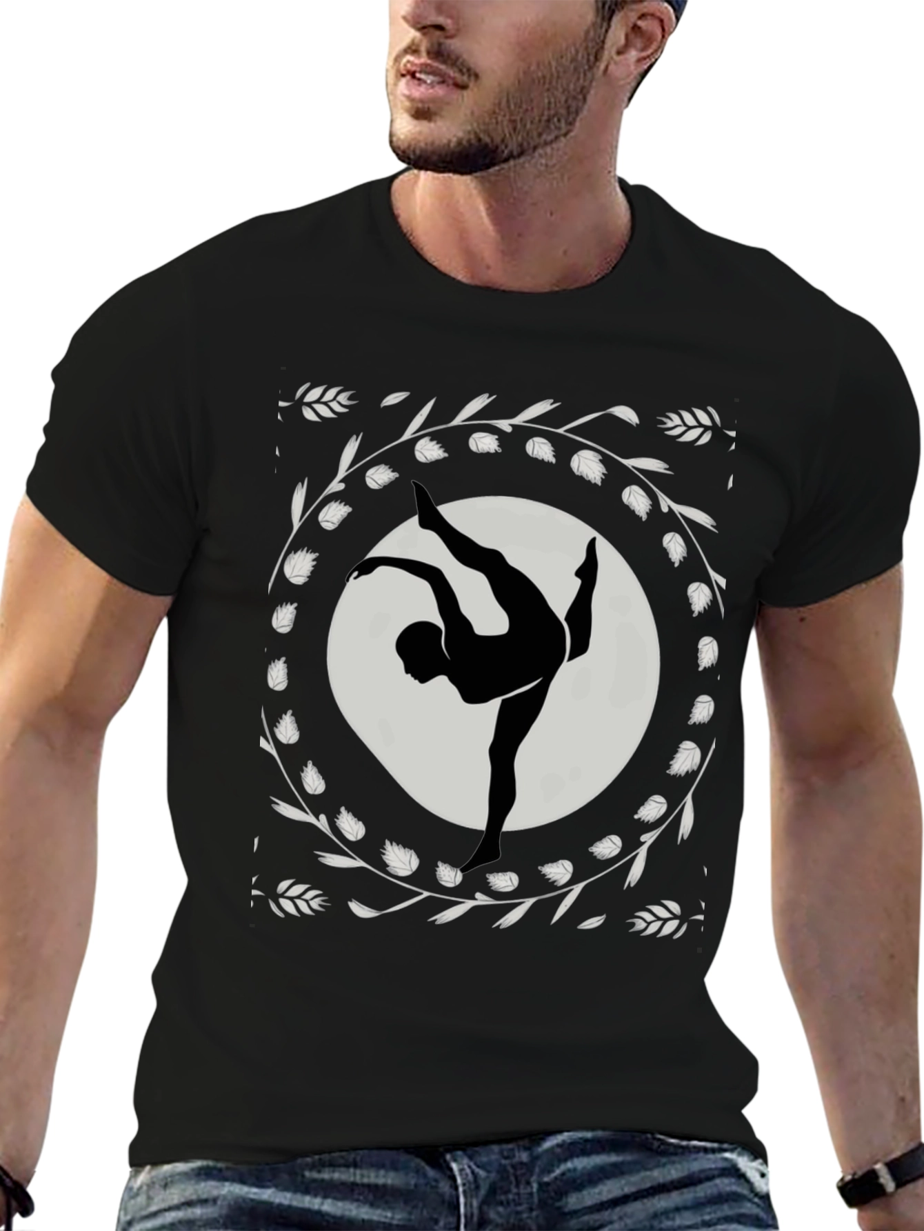 Black Dance Silhouette T-Shirt view 6