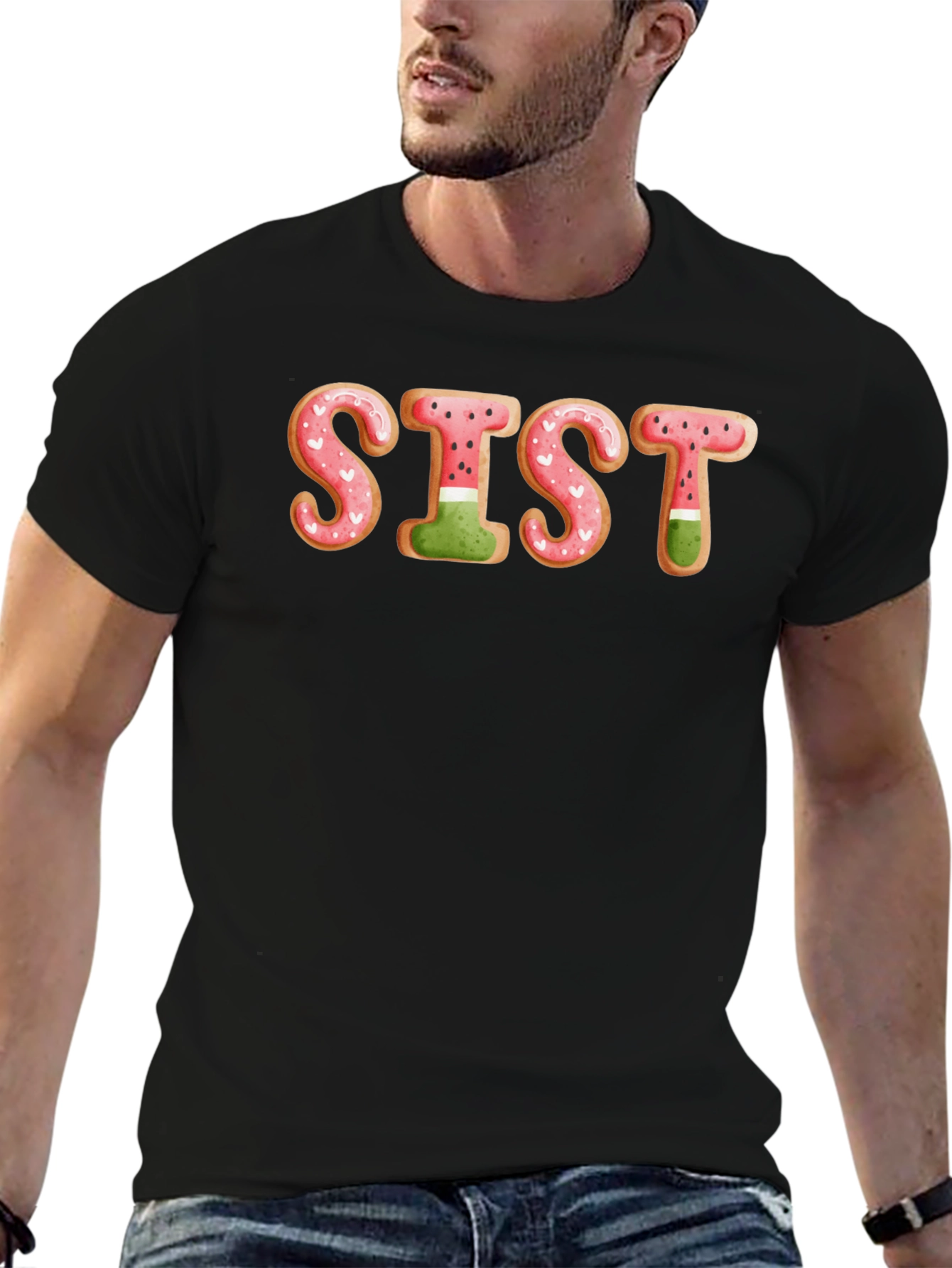 Black SIST Watermelon Tee - Cute Summer Shirt view 6