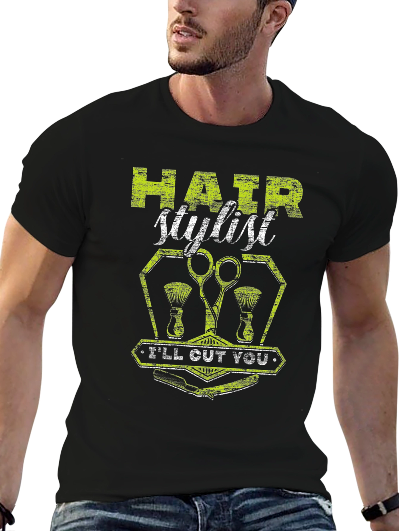 Hair Stylist T-Shirt - I'll Cut You Humor Tee - 6