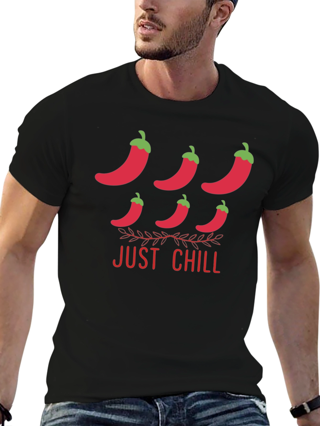 Just Chill Pepper Graphic Tee - 6