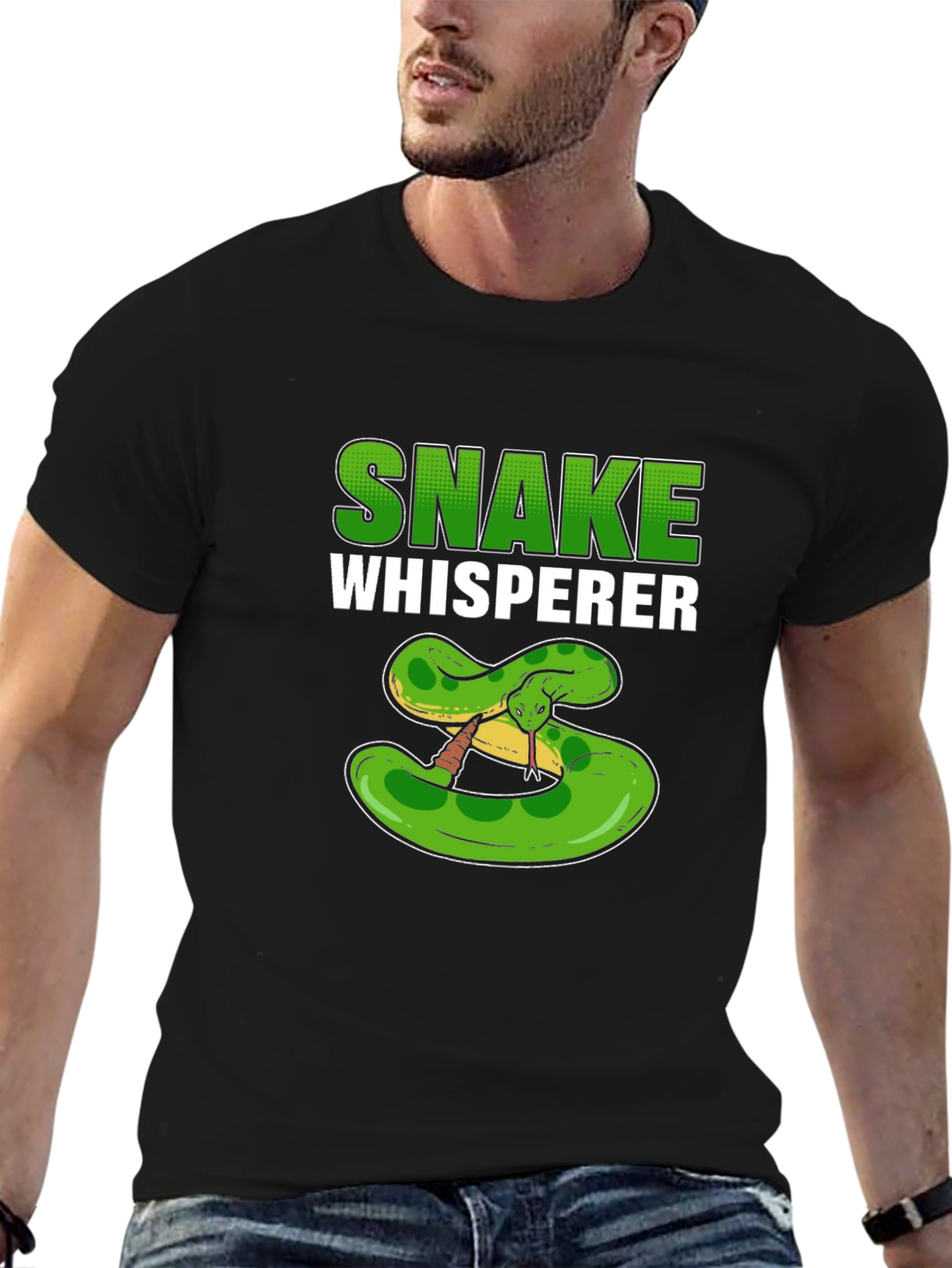 Black Snake Whisperer T-Shirt view 6