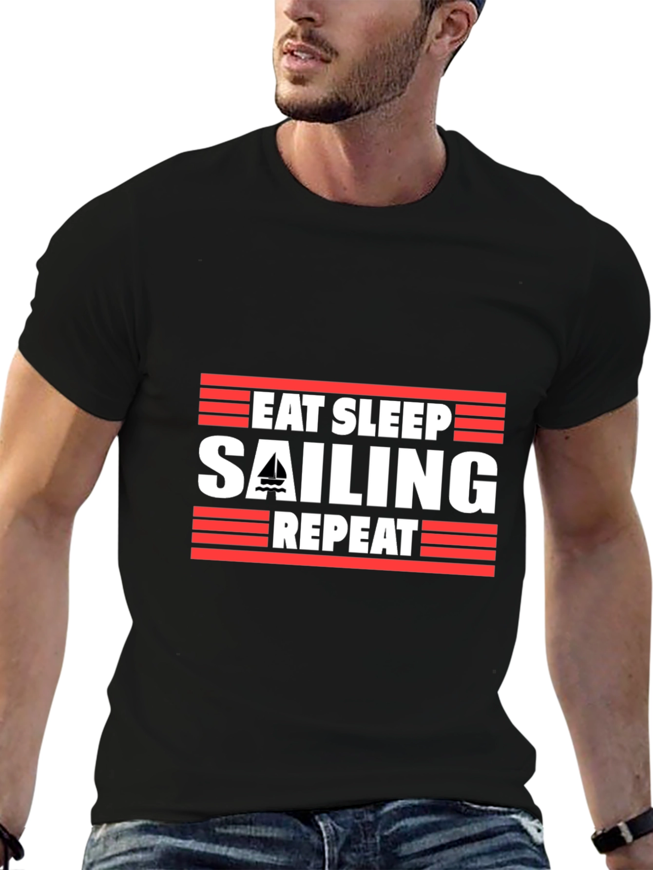 Eat Sleep Sailing Repeat T-Shirt - 6