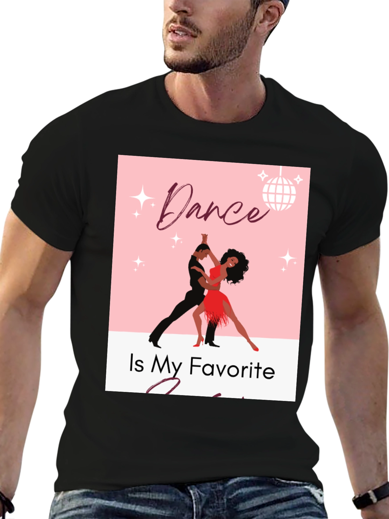 Black Dance Is My Favorite Season T-Shirt view 6