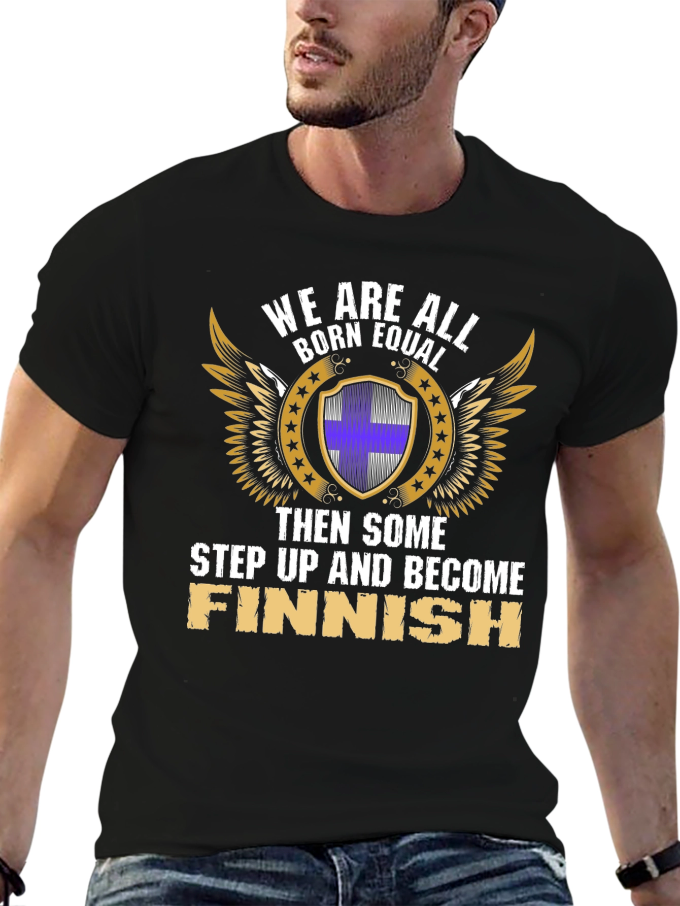 Finnish Pride T-Shirt - Born Equal Design - 6