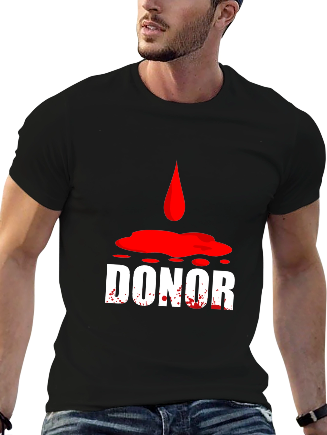 Donor T-Shirt Blood Donation Awareness Tee - 6