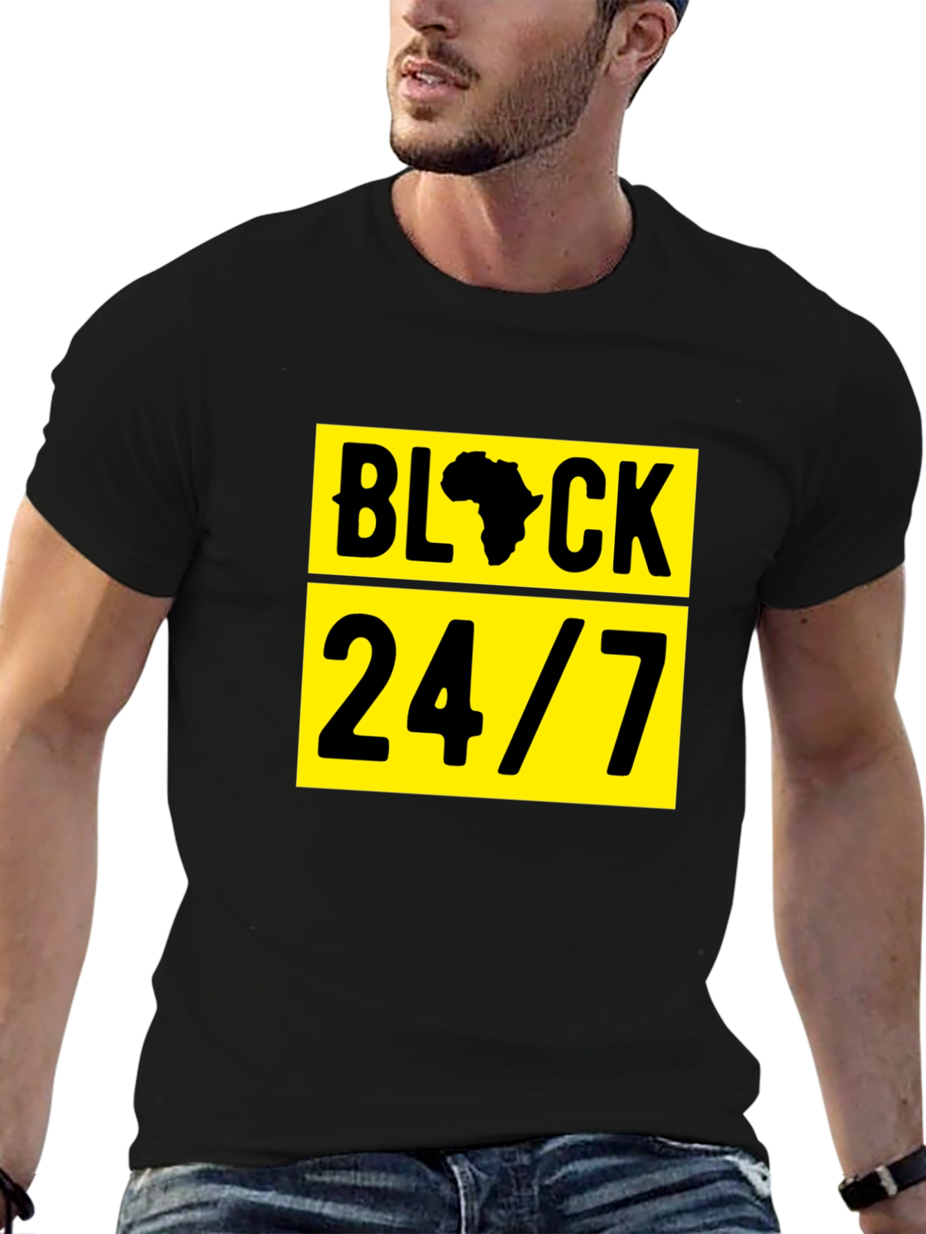 Black Black 24/7 Graphic T-Shirt view 6