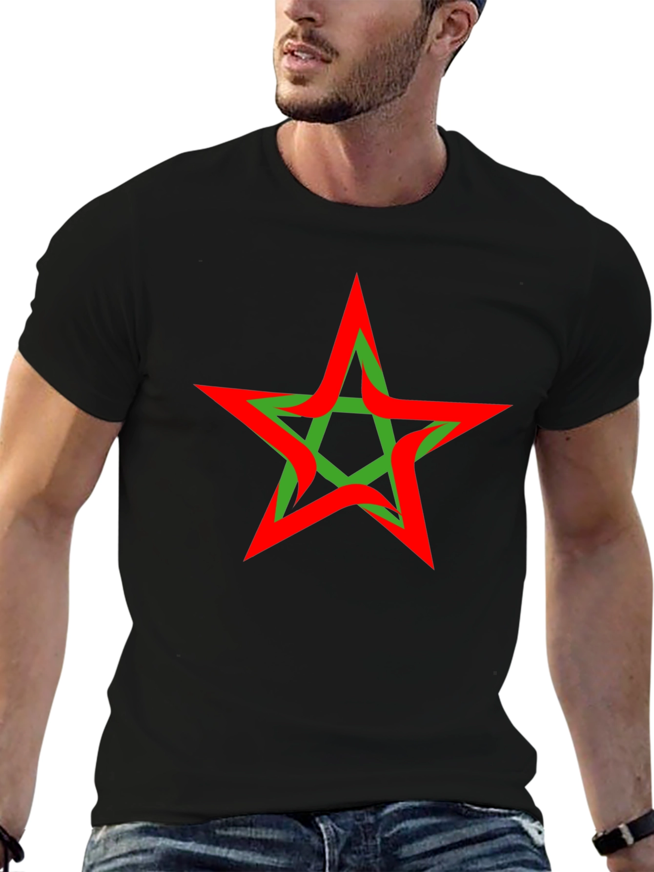 Black Star Graphic T-Shirt view 6