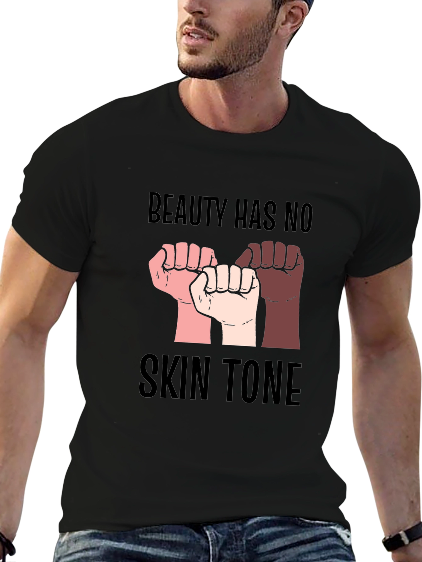 Black Beauty Has No Skin Tone T-Shirt view 6