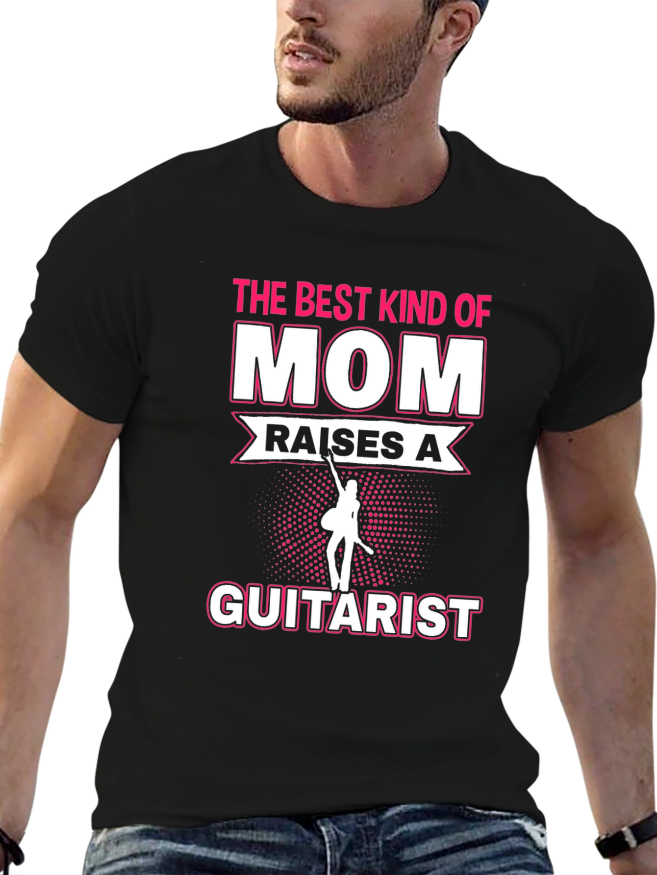 Best Kind of Mom Guitarist T-Shirt - 6