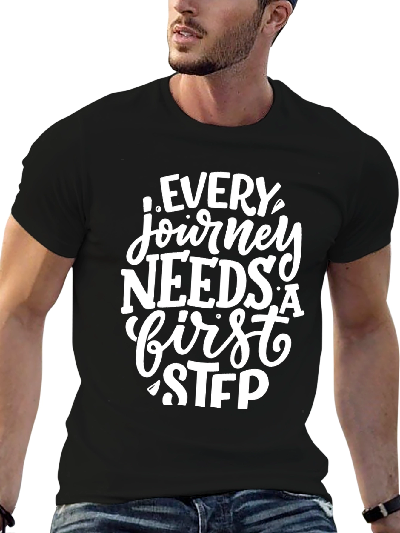 Every Journey Needs a First Step Graphic Tee - 6