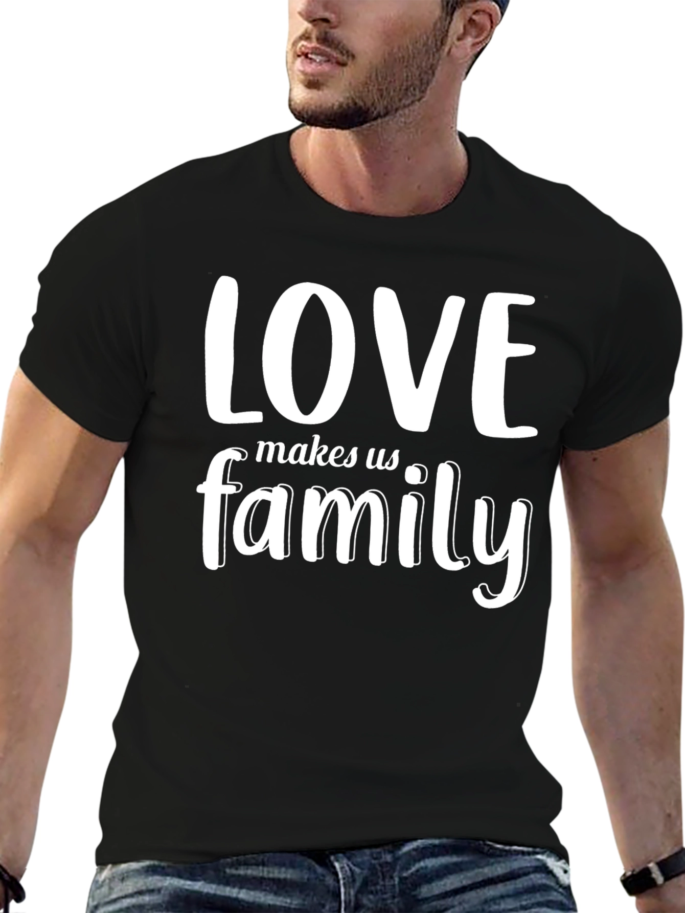 Black Love Makes Us Family Graphic Tee view 6