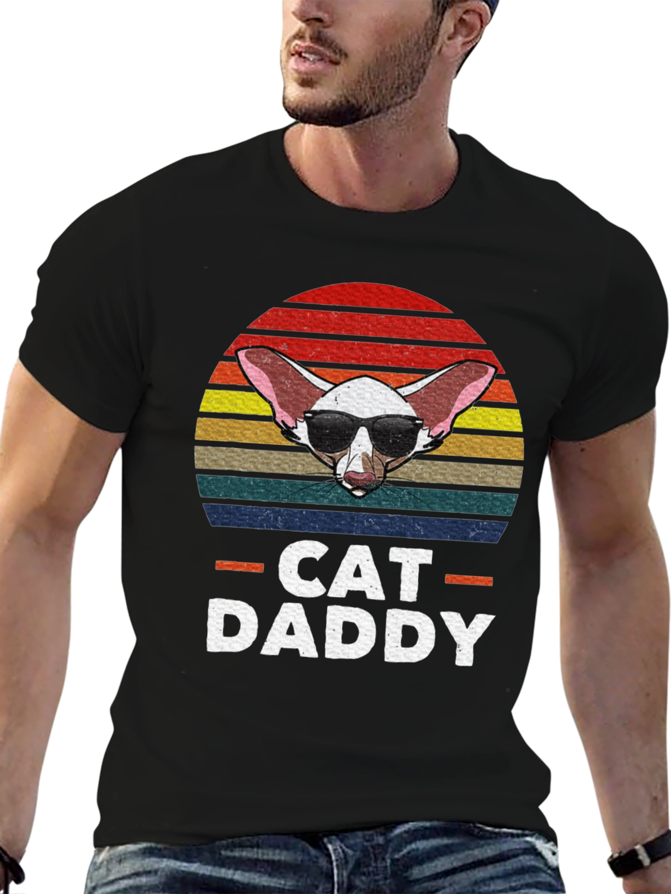 Black Cat Daddy T-Shirt view 6