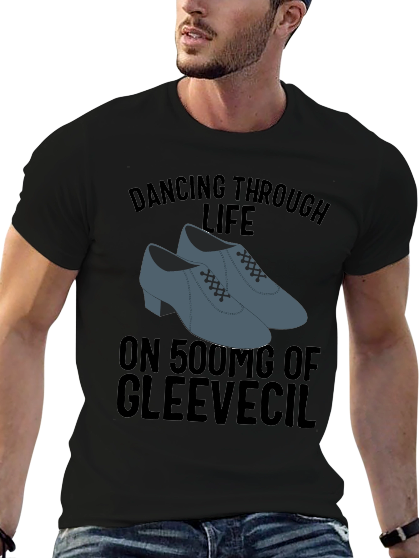 Black Dancing Through Life Tee view 6
